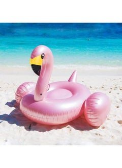 Jasonwell Giant Inflatable Flamingo Pool Float With Fast Valves Summer Beach Swimming Pool Floatie Lounge Floating Raft Party Decorations Toys For Adults Kids Xlarge  - Image 4