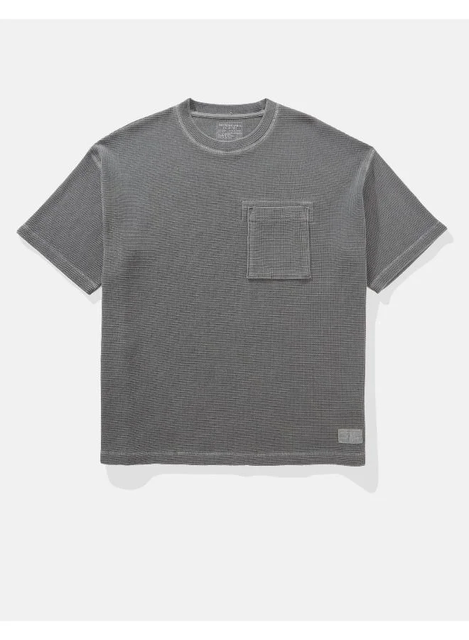 American Eagle AE Utility Oversized Waffle Tee