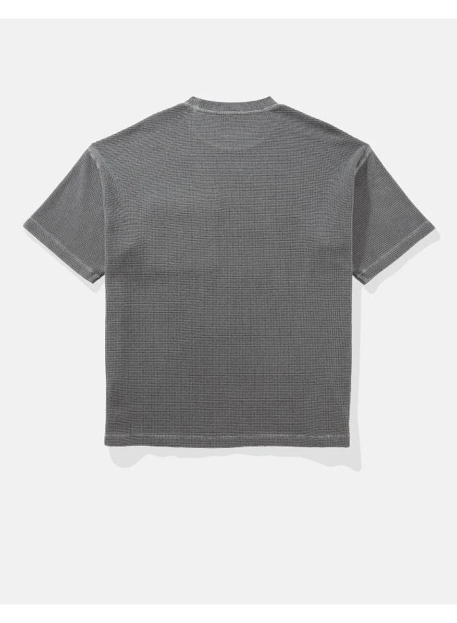 American Eagle AE Utility Oversized Waffle Tee