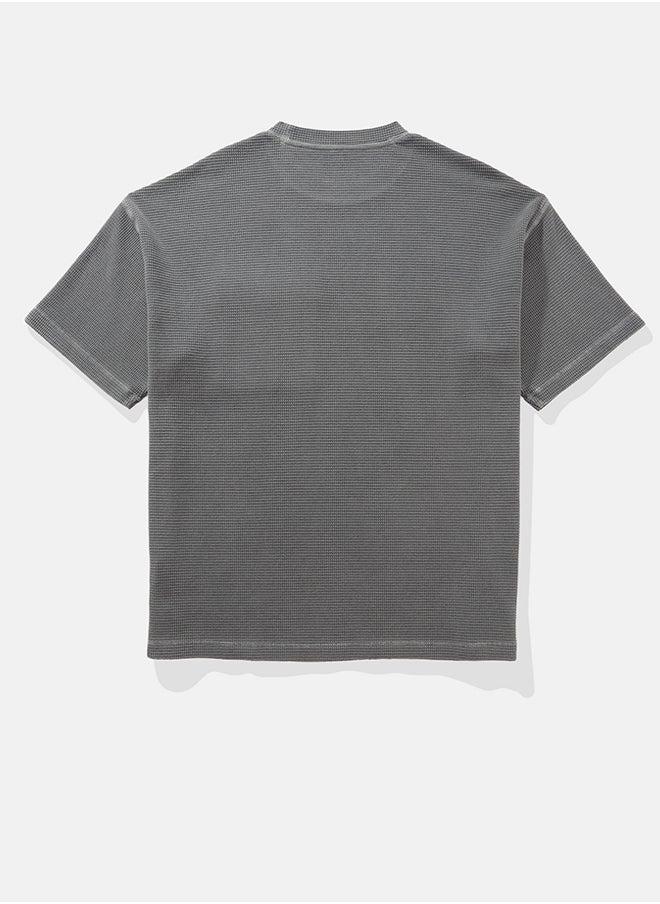 American Eagle AE Utility Oversized Waffle Tee  - Image 3