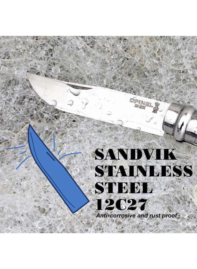 Opinel 000899 Luxury Knife, Olive, No.08 - Image 3
