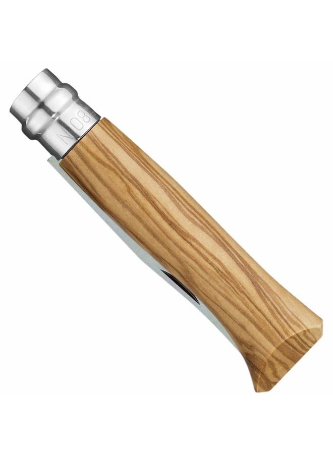 Opinel 000899 Luxury Knife, Olive, No.08 - Image 2