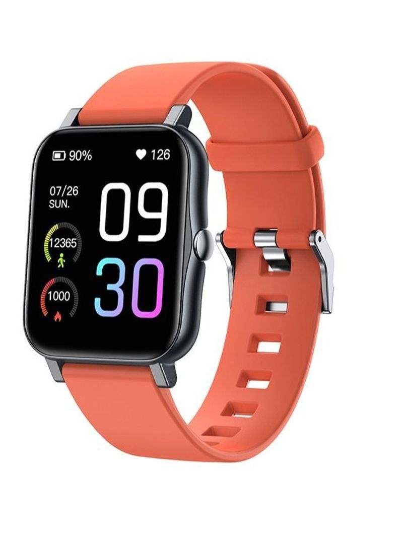 NIBEMINENT Smartwatch Multiple Sports Modes Compatible with Android and IOS Orange - Image 1