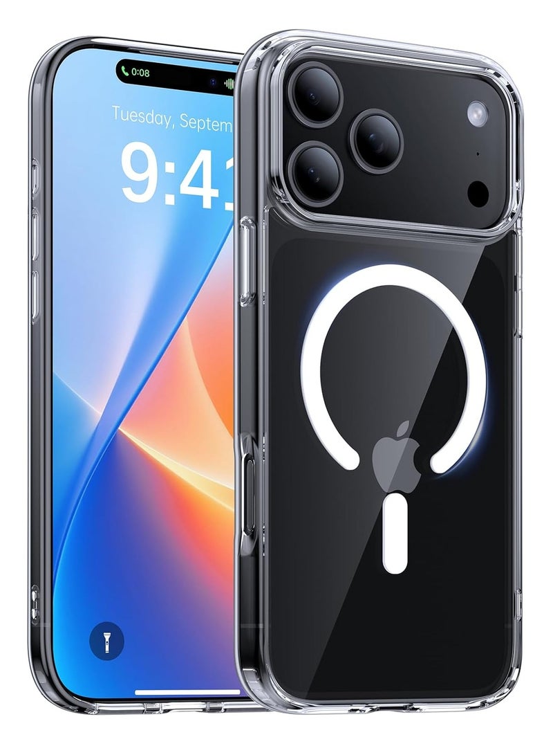 iPhone 17 Pro Max Case Cover Clear Magsafe Non-Yellowing Case iPhone 17 Pro Max Bumper Drop Protection Scratch-Resistant Cover For iPhone 17 Pro Max Cover 6.9-inch - Image 1