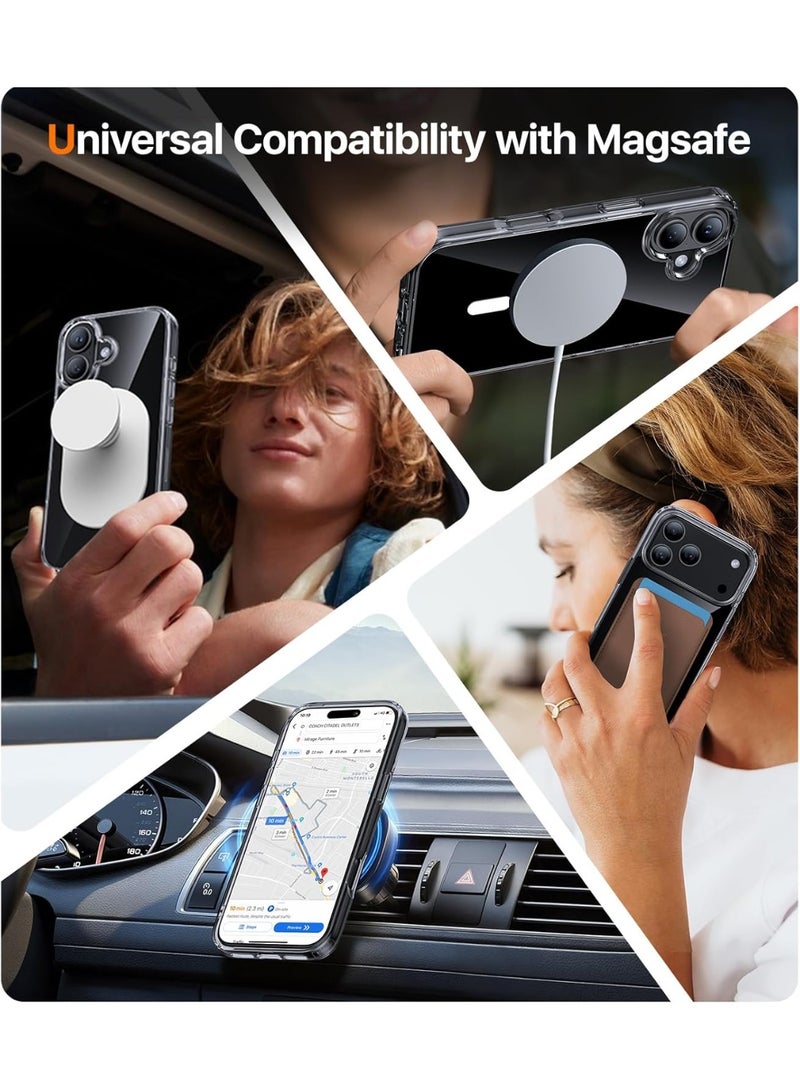 iPhone 17 Pro Max Case Cover Clear Magsafe Non-Yellowing Case iPhone 17 Pro Max Bumper Drop Protection Scratch-Resistant Cover For iPhone 17 Pro Max Cover 6.9-inch - Image 3