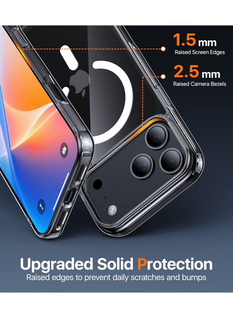 iPhone 17 Pro Max Case Cover Clear Magsafe Non-Yellowing Case iPhone 17 Pro Max Bumper Drop Protection Scratch-Resistant Cover For iPhone 17 Pro Max Cover 6.9-inch - Image 5