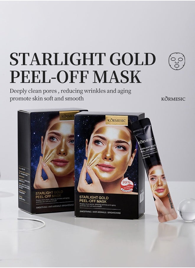 Kormesic 20 pieces of Star Shine Golden Peel facial mask  - Image 1