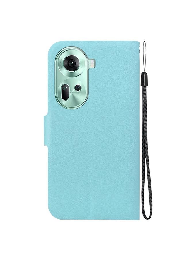 S-TOP Case For OPPO Reno11 Global Ultra-thin Voltage Magnetic Buckle Leather Phone Case - Image 3