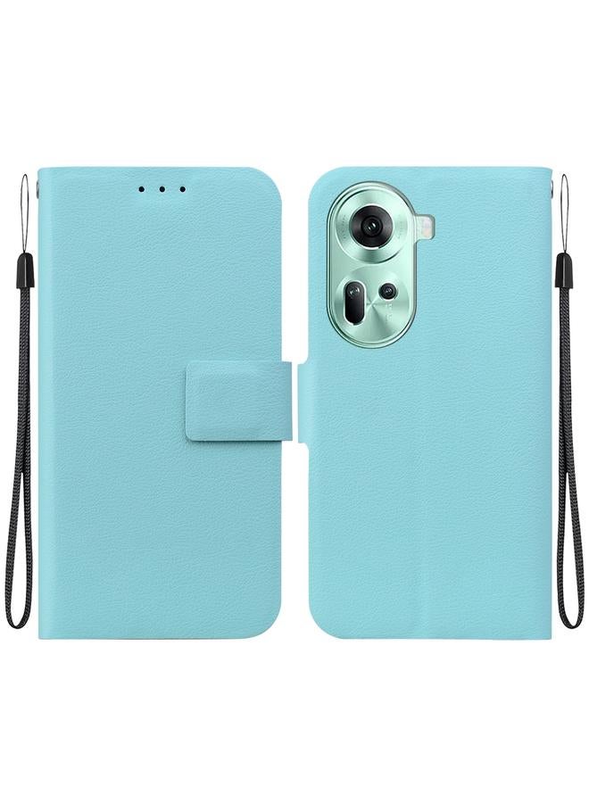 S-TOP Case For OPPO Reno11 Global Ultra-thin Voltage Magnetic Buckle Leather Phone Case - Image 1