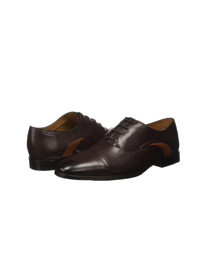 RUOSH Mens Oxford Derby Lace up Comfort Leather Work Office Formal Occasion Party Wear Premium Shoes