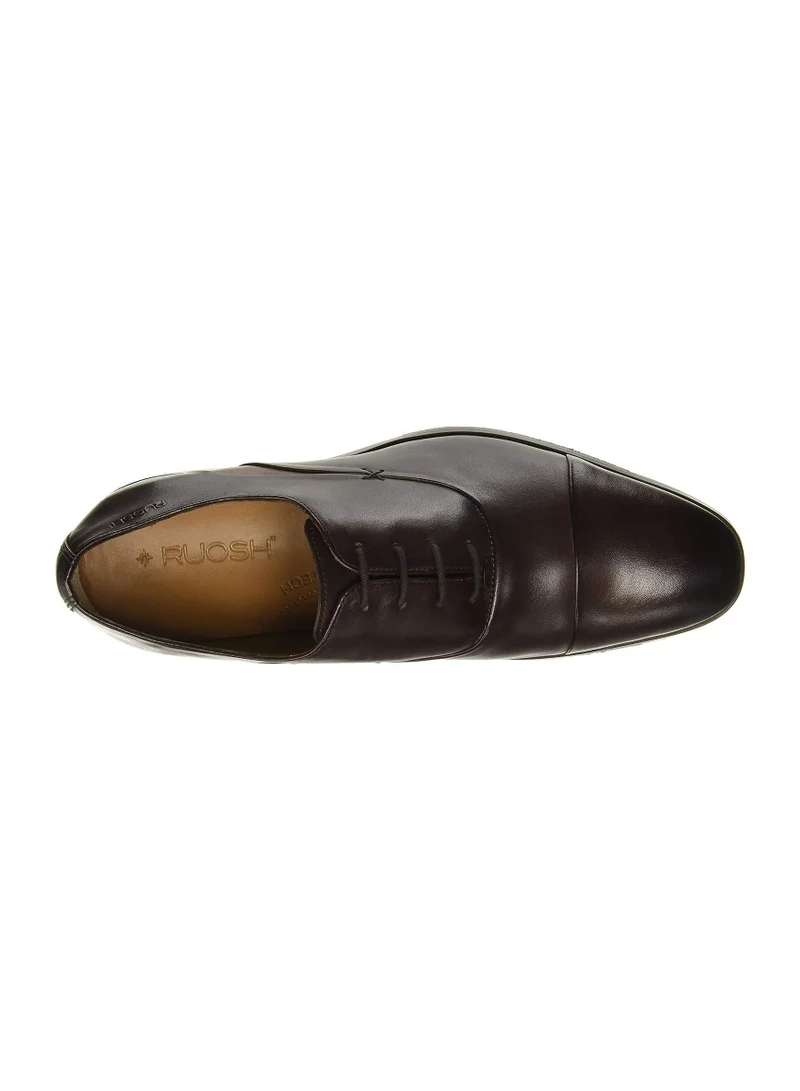 RUOSH Mens Oxford Derby Lace up Comfort Leather Work Office Formal Occasion Party Wear Premium Shoes