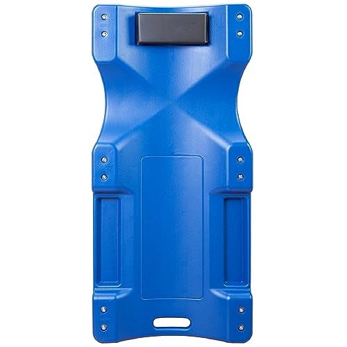 BIG RED ATRP6240UR Blow Molded Plastic Rolling Garage/Shop Creeper: 40" Mechanic Cart with Padded Headrest and 6 Casters,350 LBS, Blue - Image 3