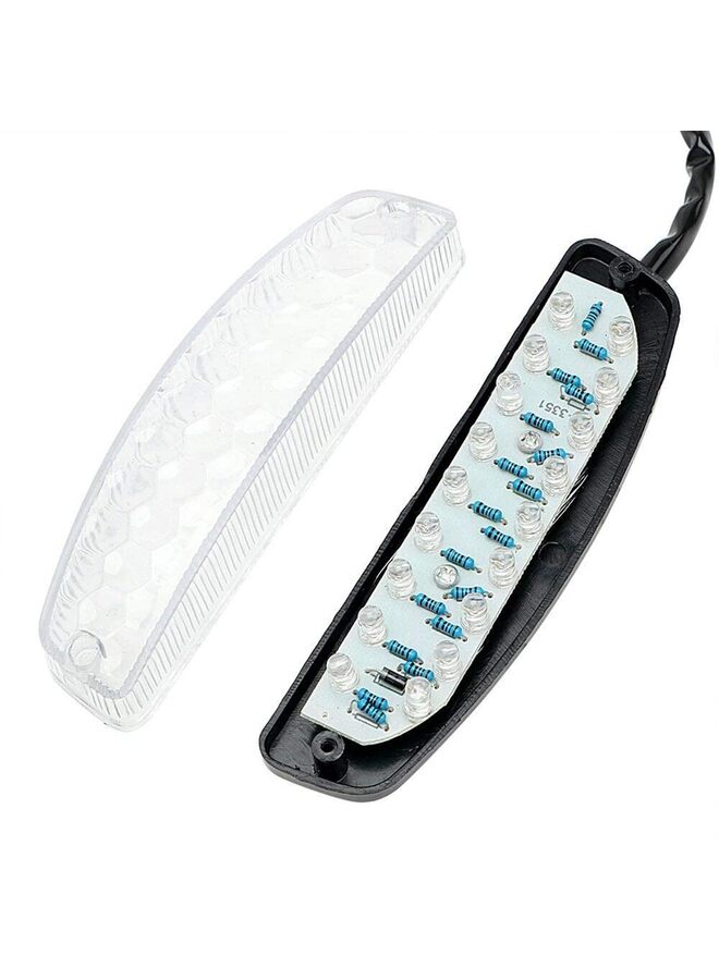 12V Universal Car Rear Tail Brake Lights Light LED Rear Brake Tail Light Lamp License Plate Mount - Image 4