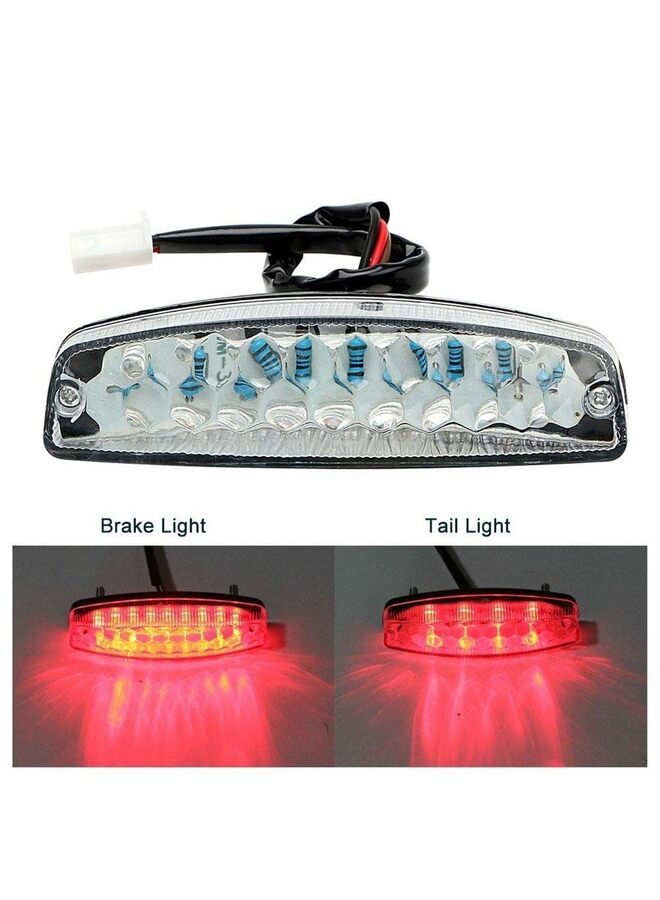 12V Universal Car Rear Tail Brake Lights Light LED Rear Brake Tail Light Lamp License Plate Mount - Image 5