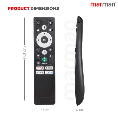 marman® Compatible with Panasonic Tv Remote PN-V12 Model Suitable for TH32MS660DX TH-55MX660DX TH-43MX660DX TH-65MX660DX TH-43MS550DX Smart Android Google Television with Bluetooth Voice Control - Image 5