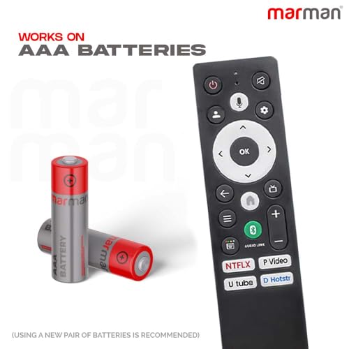 marman® Compatible with Panasonic Tv Remote PN-V12 Model Suitable for TH32MS660DX TH-55MX660DX TH-43MX660DX TH-65MX660DX TH-43MS550DX Smart Android Google Television with Bluetooth Voice Control - Image 4