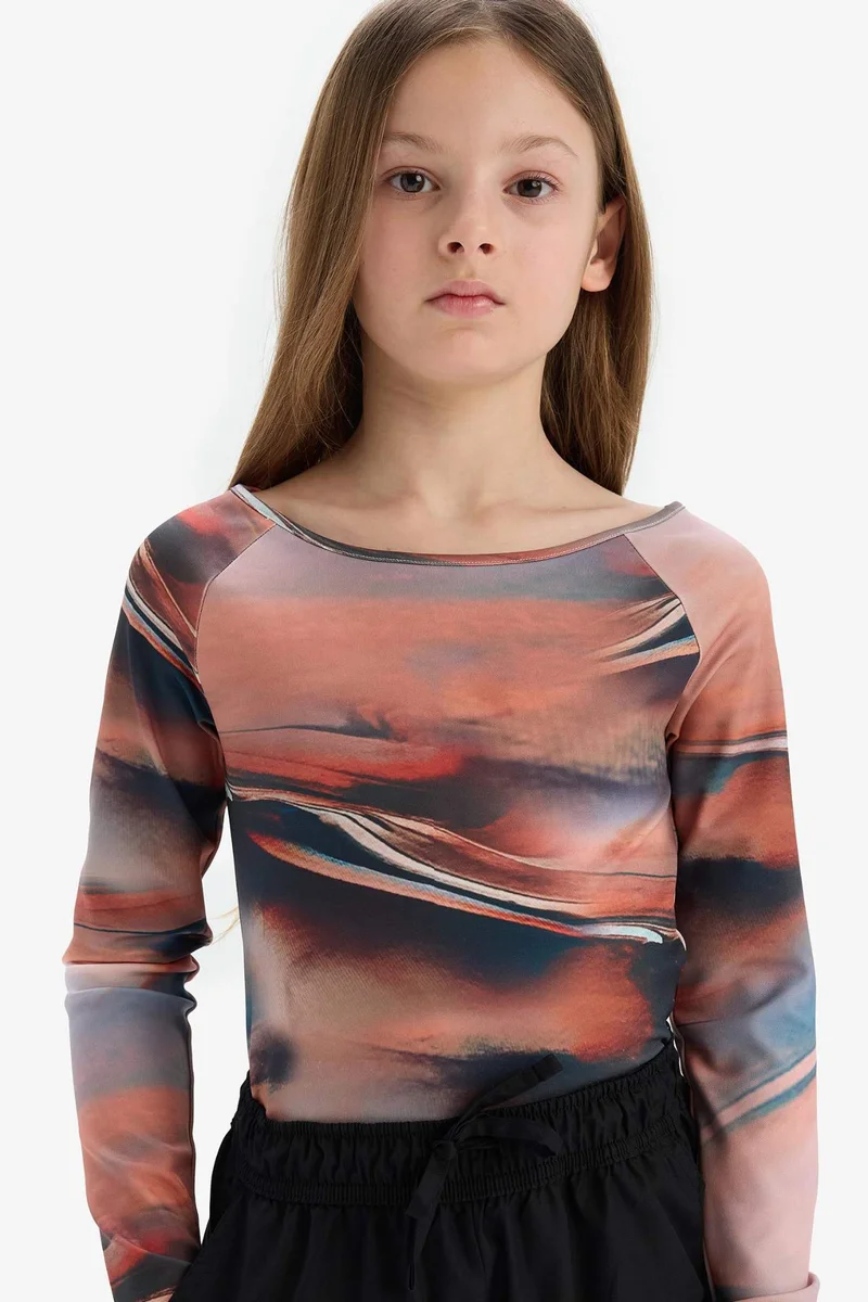 DeFacto Slim Fit Long Sleeve T-Shirt