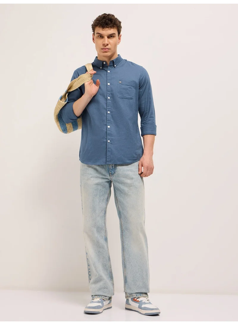 THE BEAR HOUSE  Men’s Long Sleeve Shirt – Classic, Comfortable and Stylish Essential for Work, Travel or Casual Outings for Men | Best Price UAE