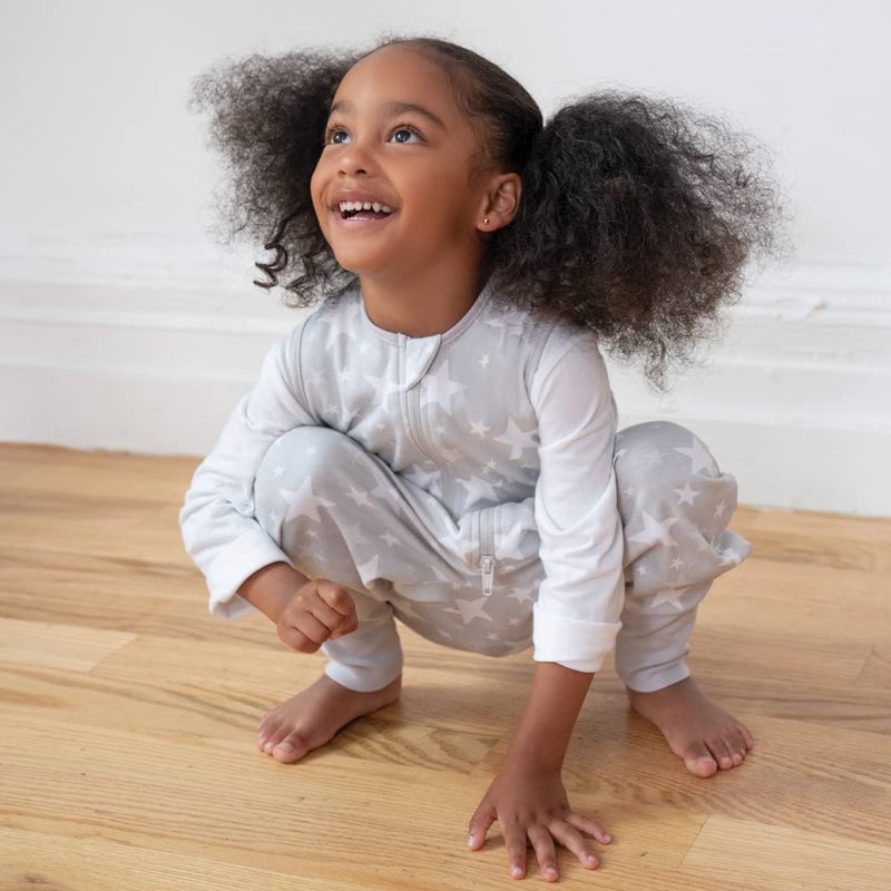 هالو HALO Sleepsack Toddler Sleeping Bag, 100% Cotton Wearable Blanket, TOG 0.5, in The Stars, 2T - Image 4