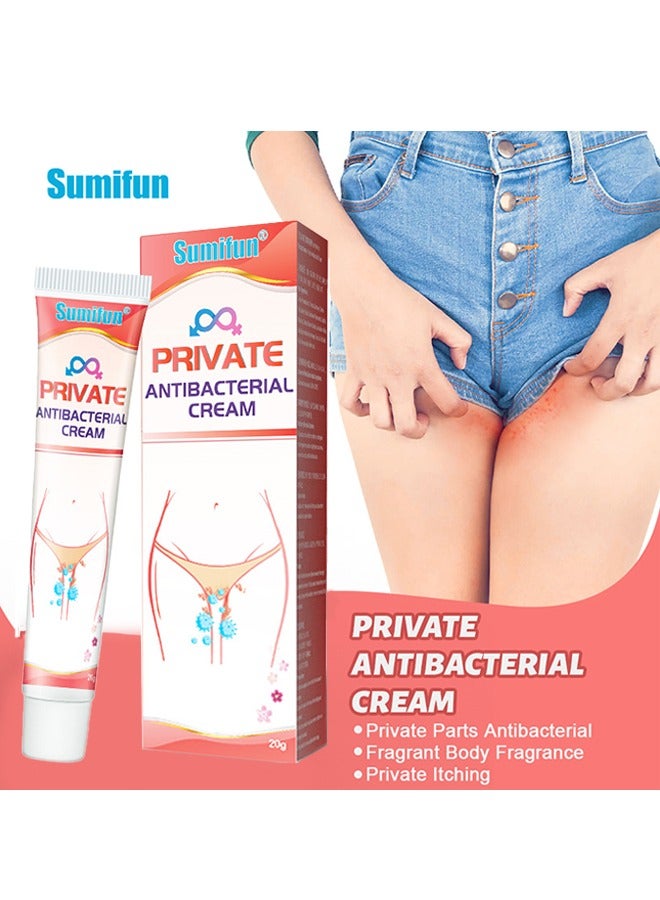 Private Antibacterial Cream - Ointment to Remove Itching Peculiar Smell Dermatitis Feminine Care Skin Cream 20g