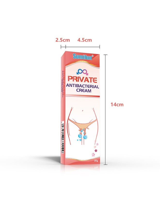 Private Antibacterial Cream - Ointment to Remove Itching Peculiar Smell Dermatitis Feminine Care Skin Cream 20g