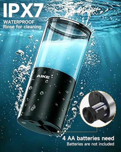 AIKE Automatic Wall Mount Liquid Soap Dispenser for Home and Commercial Bathroom 135oz IPX7 WaterproofMatte Black Stainless Steel - Image 3