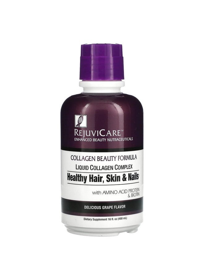 REJUVICARE - Collagen Beauty Formula Grape - 16 Oz. (2 Pack) - Image 1