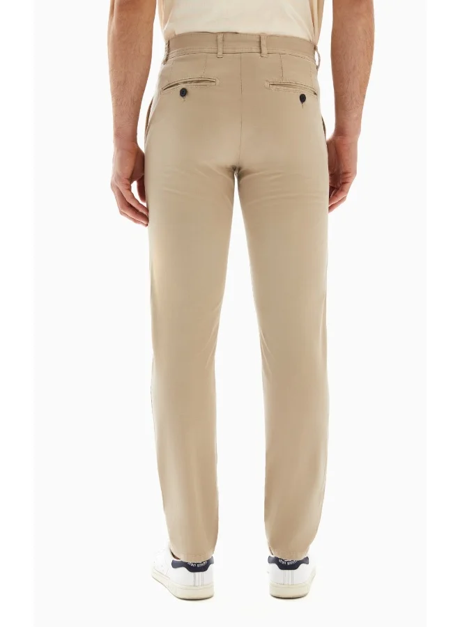 Wecre8 Beige Chinos Slim Trousers