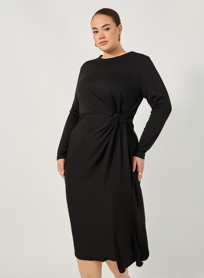 Styli Knot Front Dress  - Image 3