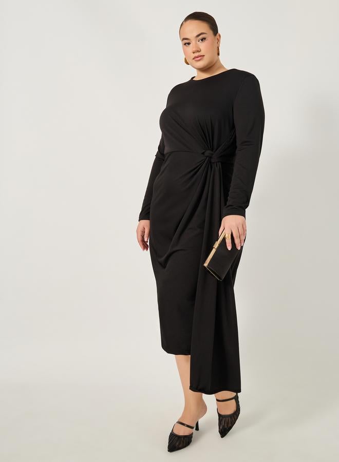 Styli Knot Front Dress  - Image 2