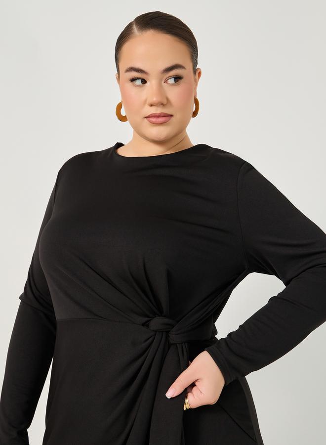 Styli Knot Front Dress  - Image 4