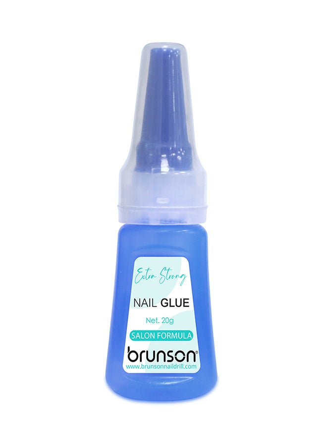 brunson - Nail Glue For Tips And Acrylic With Brush 20g - Image 1
