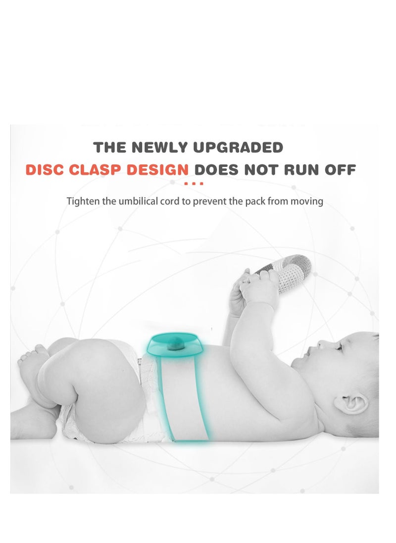 XiuWoo Hernia Belt Baby, Baby Belly Button Band, Abdominal Binder for Child, Adjustable Support Belt with 4 Compression Pads, for Infants, Newborn Care, Soft, Skin-friendly, Breathable  - Image 4