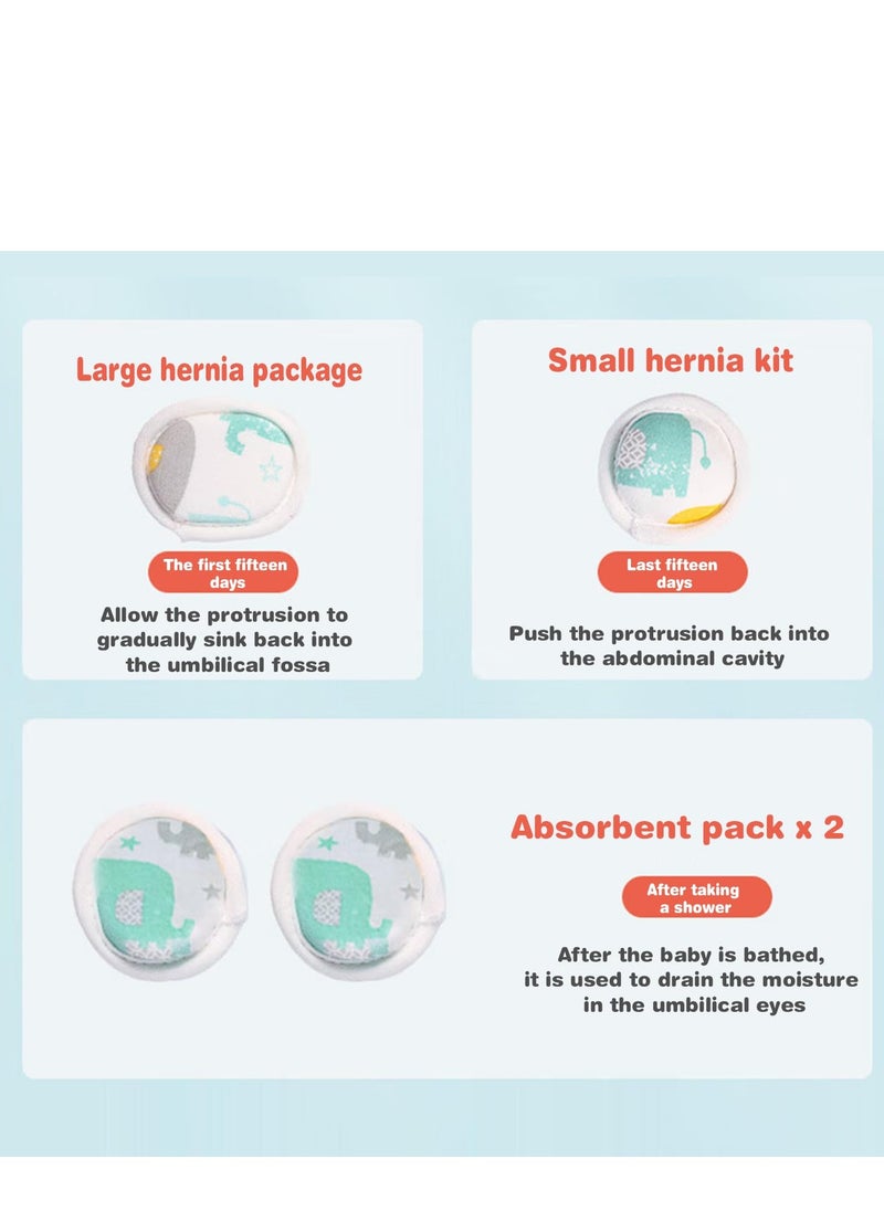 XiuWoo Hernia Belt Baby, Baby Belly Button Band, Abdominal Binder for Child, Adjustable Support Belt with 4 Compression Pads, for Infants, Newborn Care, Soft, Skin-friendly, Breathable  - Image 5