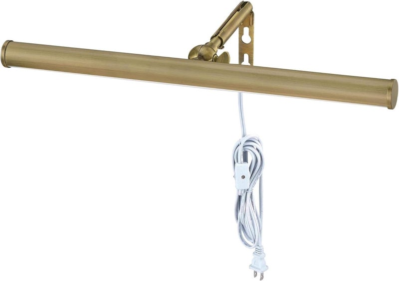 Westinghouse ضوء صورة LED قابل للتعديل ويستنجهاوس 7501300 بقدرة 4 وات بحجم 14 بوصة مع مفصلة زخرفية بتشطيب نحاسي عتيق 3000K - Image 2