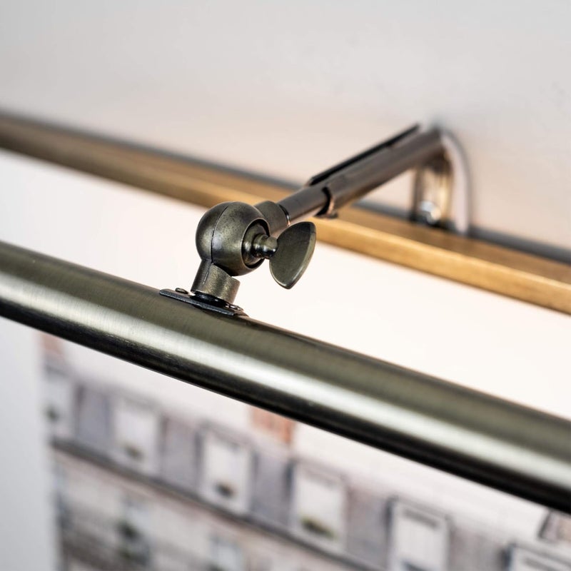 Westinghouse ضوء صورة LED قابل للتعديل ويستنجهاوس 7501300 بقدرة 4 وات بحجم 14 بوصة مع مفصلة زخرفية بتشطيب نحاسي عتيق 3000K - Image 5