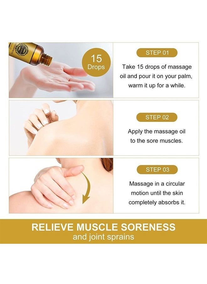 cgify - 3PCS Ginger Oil for Weight Loss Belly Fat, Belly Off Ginger Massage Oil, Natural Ginger Essential Oil for Hair Growth,Fatigue Relief,Mood Lifting,Muscle Soreness and Swelling Relief - Image 1