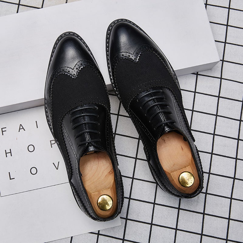 Leather Shoes Autumn New Men'S Casual Small Leather Shoes 46 Size Men'S Business Casual Fashion Retro Korean Style Small Leather Shoes - Image 5