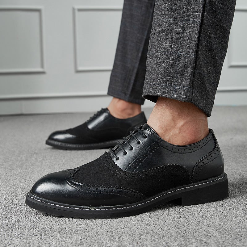 Leather Shoes Autumn New Men'S Casual Small Leather Shoes 46 Size Men'S Business Casual Fashion Retro Korean Style Small Leather Shoes - Image 4
