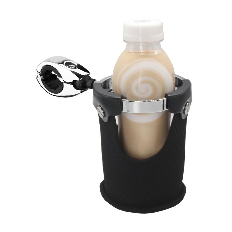 Motorcycle Cup Holder Beverage Drink Can Handlebar Mount 360° Rotation Universal Water Bottle Holder for Motorcycle ATV UTV Kayak Marine Boat 7/8in to 1 1/4in Handlebar - Image 4