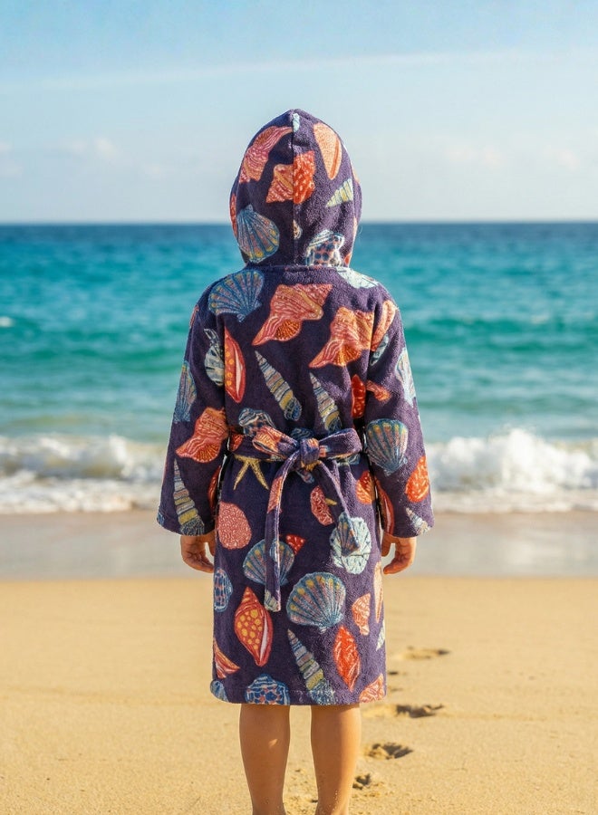 بيرل كوست انترناشيونال Kids Hooded Bathrobe – Quick Dry Microfiber Beach & Bath Robe for Boys & Girls, Soft Absorbent Swim Cover Up, Lightweight Pool & Home Use - Image 3