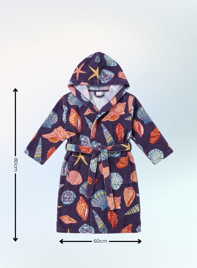 بيرل كوست انترناشيونال Kids Hooded Bathrobe – Quick Dry Microfiber Beach & Bath Robe for Boys & Girls, Soft Absorbent Swim Cover Up, Lightweight Pool & Home Use - Image 5