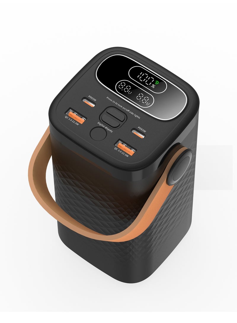 بيستيس  بطارية شحن محمولة بسعة عالية 50000 مللي أمبير · شحن سريع عالمي 65 واط PD · محطة طاقة بأربعة منافذ مع ضوء طوارئ مدمج - Image 5