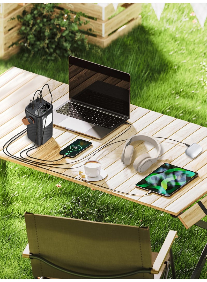 بيستيس  بطارية شحن محمولة بسعة عالية 50000 مللي أمبير · شحن سريع عالمي 65 واط PD · محطة طاقة بأربعة منافذ مع ضوء طوارئ مدمج - Image 3