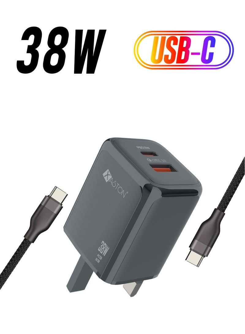 XASTON Super Charger 38W PD + QC3.0 Adapter - NHC22