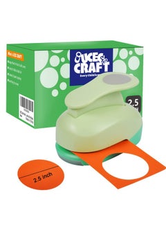 UCEC Circle Punch 2.5 Inch Circle Hole Punch Craft Paper Punch Circles Craft Punch Handmade Paper Punch For Crafting Scrapbooking Cards Arts Fun Projects  - Image 1