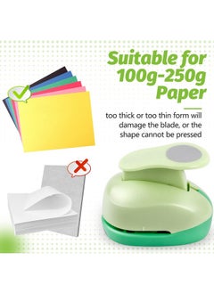UCEC Circle Punch 2.5 Inch Circle Hole Punch Craft Paper Punch Circles Craft Punch Handmade Paper Punch For Crafting Scrapbooking Cards Arts Fun Projects  - Image 4