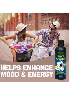 maani Maani ETHIOPIA'S FINEST Black Seed Oil 100% Pure Cold Pressed Ethiopian Premium Seeds Cumin All Natural Nigella Sativa Kalonji Herbal Edible Blackseed 2.79% Thymoquinone TQ (4oz / 120ml)  - Image 2