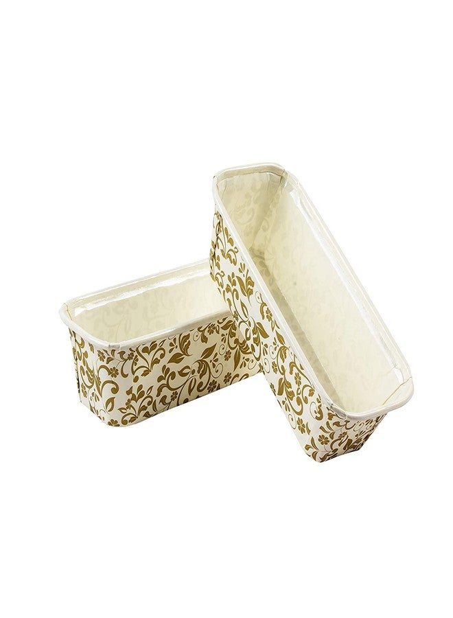 CHOCO DECOR Chocodecor Cake Paper Mould - Bake N Serve Disposable Gift Mould, Size : 6x2x2 Inch, Multi Design, Pack of 20 - Image 1