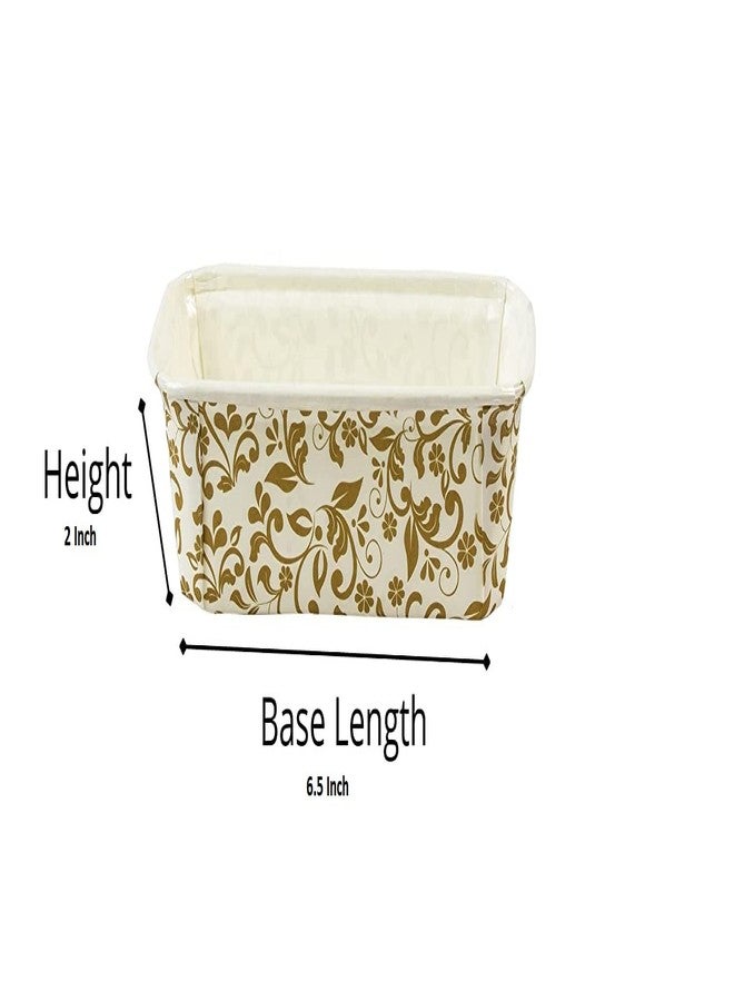 CHOCO DECOR Chocodecor Cake Paper Mould - Bake N Serve Disposable Gift Mould, Size : 6x2x2 Inch, Multi Design, Pack of 20 - Image 2